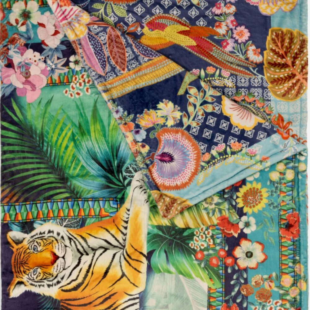 LAUREL CANYON COZY BLANKET TIGRES